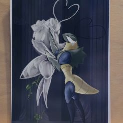 Nameless Ink A4 Print Hollow Knight Green Prince