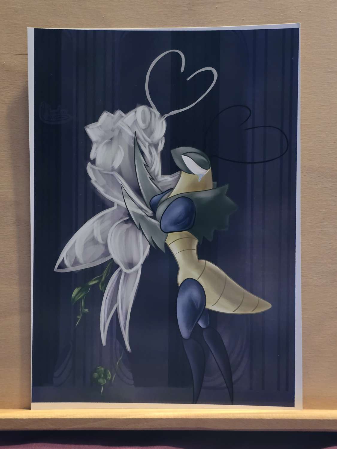 Nameless Ink A4 Print Hollow Knight Green Prince Nameless Ink A4 Print Hollow Knight Green Prince