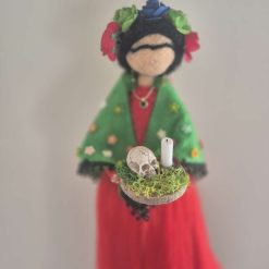 Frida Khalo needlefelt figure 2 Frida Khalo needlefelt figure 2