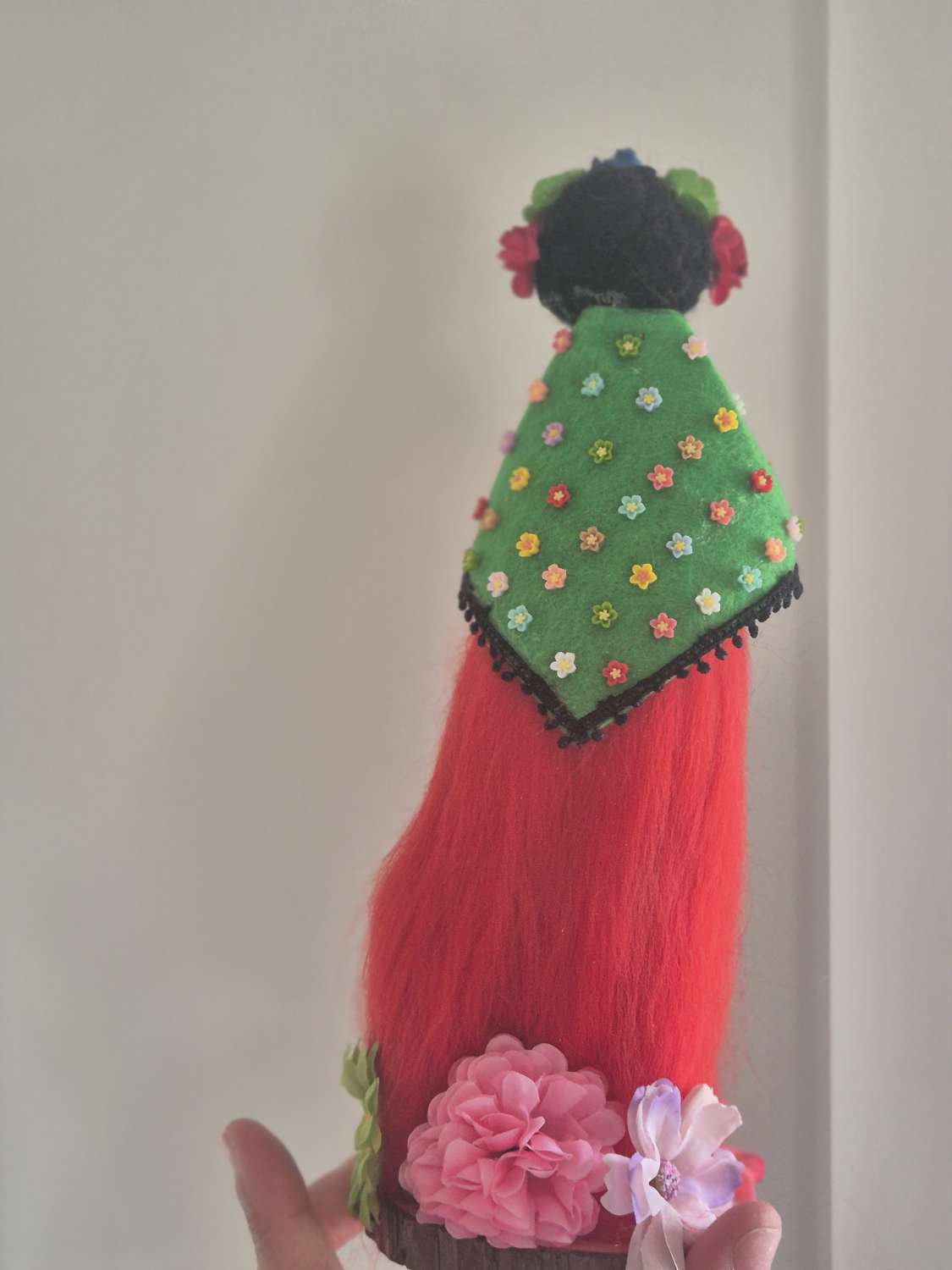 Frida Khalo needlefelt figure Frida Khalo needlefelt figure