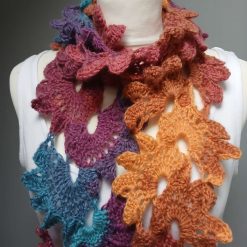 Crochet Flower Scarf