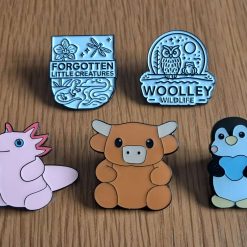 Woolley Wildlife Pin Badge