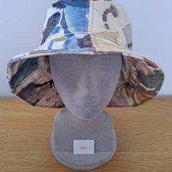 PATCHWORK BUCKET HAT - Recycle Reuse Refashion - One of a kind (2027)