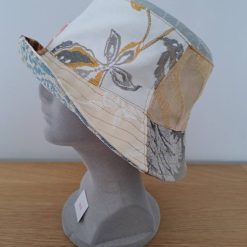 PATCHWORK BUCKET HAT - Recycle Reuse Refashion - One of a kind (2028) 1