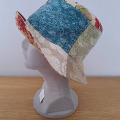 PATCHWORK BUCKET HAT - Recycle Reuse Refashion - One of a kind (2029) 1