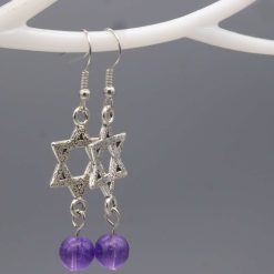 Celtic knot earrings length 35mm width 17mm