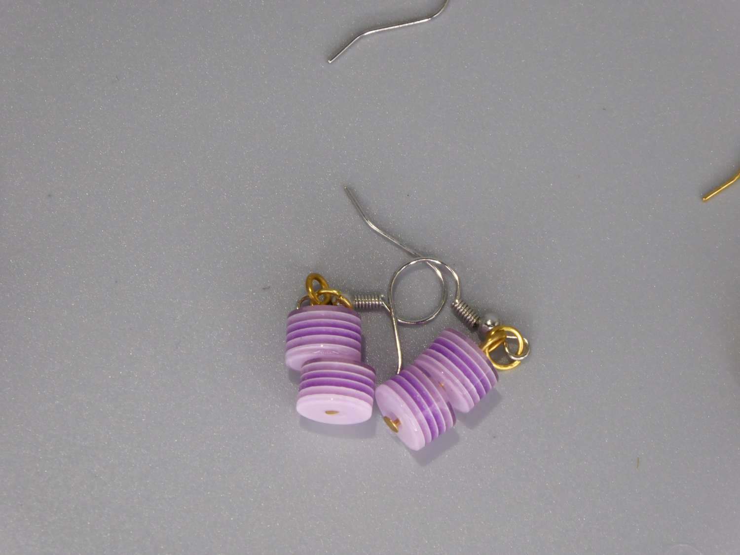 lavender earrings length 17mm width 9mm lavender earrings length 17mm width 9mm