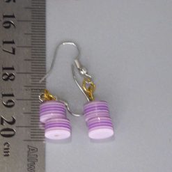 lavender earrings length 17mm width 9mm 1 lavender earrings length 17mm width 9mm 1