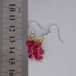 Red Chip Beaded earrings length 20mm width 8mm 1 Red Chip Beaded earrings length 20mm width 8mm 1