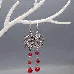 Celtic cross style braid earrings length 59mm width 21mm