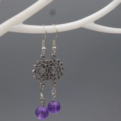 Celtic knot earrings length 35mm width 17mm