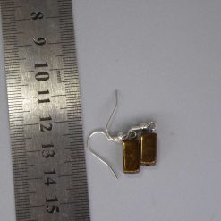 rectangular beaded earrings. length 10mm width 6mm 1 rectangular beaded earrings. length 10mm width 6mm 1