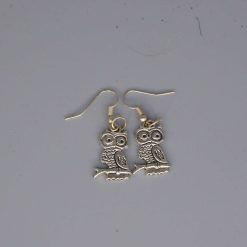owl earrings length 23mm width 15mm