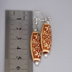Tibetan earrings. length 35mm width 13mm 2 Tibetan earrings. length 35mm width 13mm 2