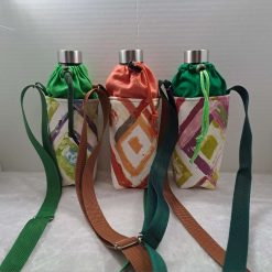 DIAMOND PRINT water bottle carrier/holder + FREE BOTTLE