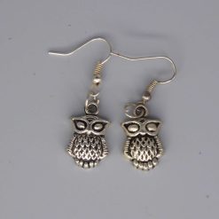 owl earrings length 20mm width 13mm