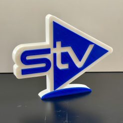 Yorkshire Television TV 3D plaque Shelf / Desk Autistic Autism ADHD Sensory Gift 5 Yorkshire Television TV 3D plaque Shelf / Desk Autistic Autism ADHD Sensory Gift 5