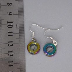 hematite earrings . length 13mm width 13mm 2 hematite earrings . length 13mm width 13mm 2