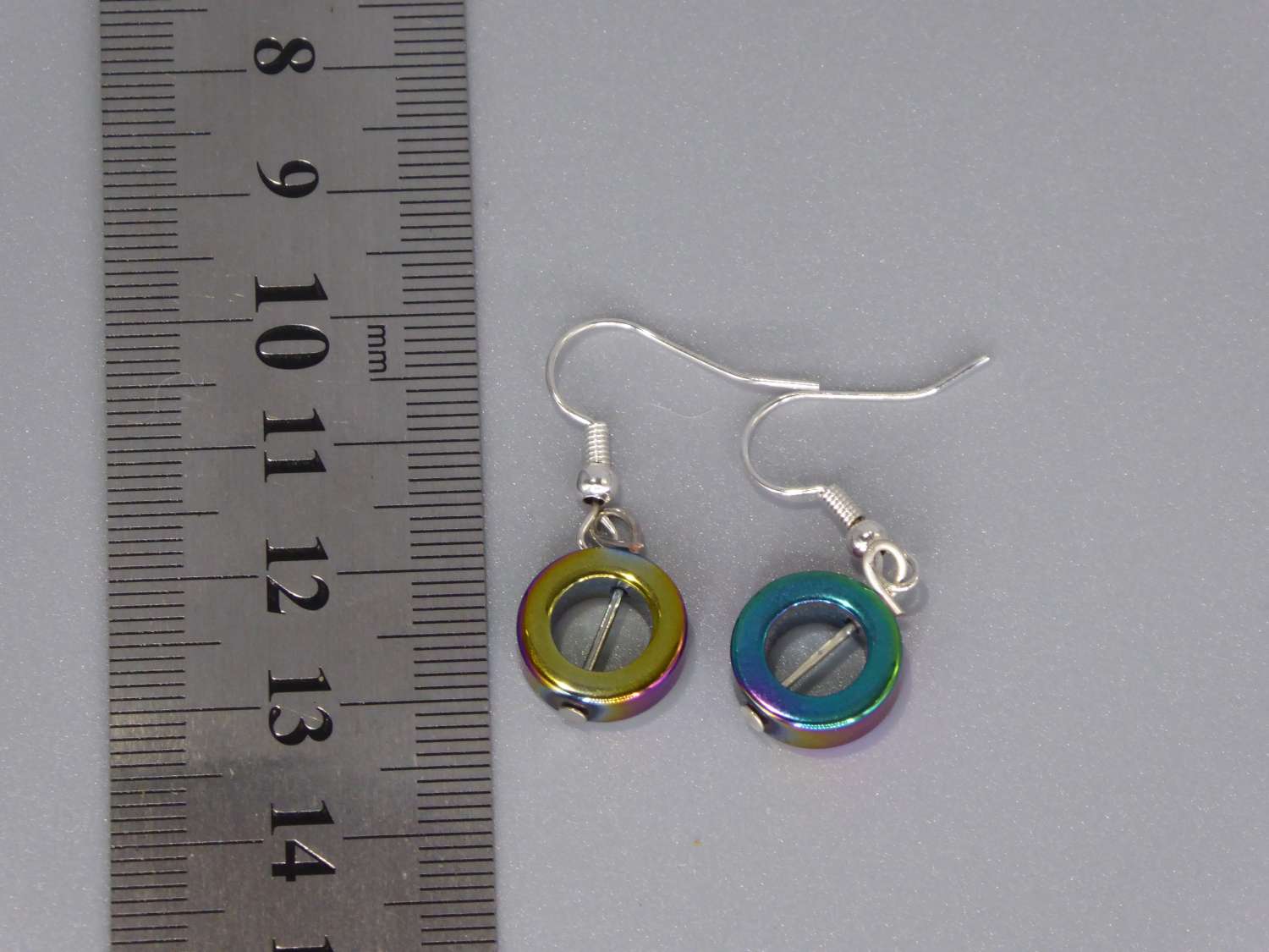 hematite earrings . length 13mm width 13mm hematite earrings . length 13mm width 13mm