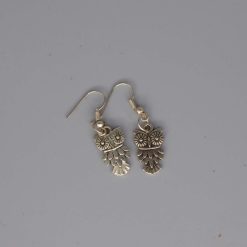owl earrings length 15mm width 10mm