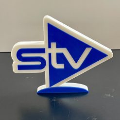 Scottish STV Television 3D plaque Shelf / Desk Autistic Autism ADHD Sensory Gift 2 Scottish STV Television 3D plaque Shelf / Desk Autistic Autism ADHD Sensory Gift 2