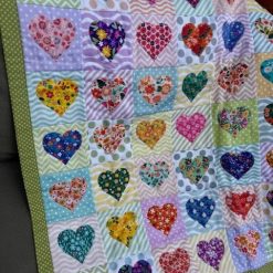 Baby Summer Quilt - Hearts