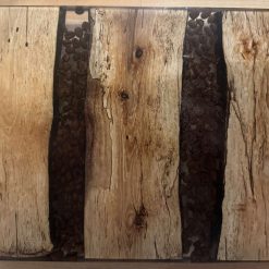 Serving Board - Large - Walnut, Coffee Beans & Black Resin