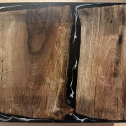 Serving Board - Small - Walnut & Black Resin