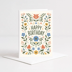 Floral Birthday 5x7 Birthday Card
