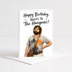 Here's To The Hangover 5x7 Birthday Card