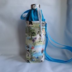DOGS PRINT water bottle carrier/holder + FREE BOTTLE