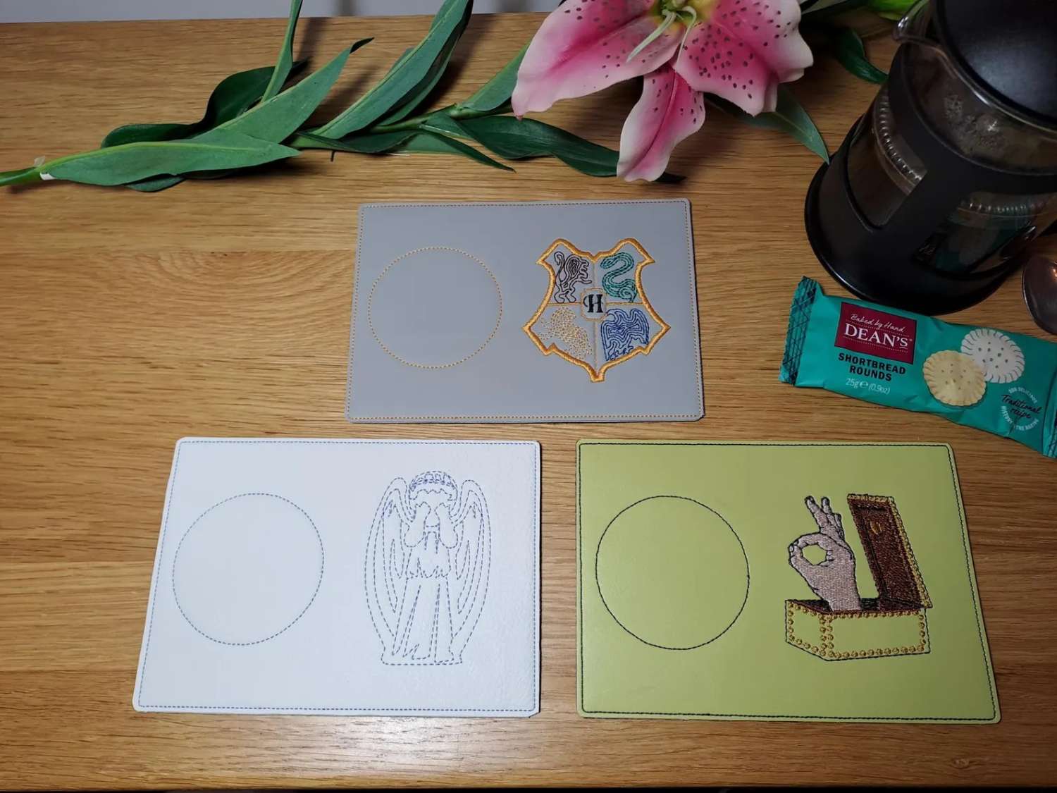 FANDOM HP ADAMS DR Large Drinks Coaster, Mug rug FANDOM HP ADAMS DR Large Drinks Coaster, Mug rug