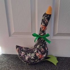 GRACIE GOOSE DOORSTOP - Filled complete Door Stop - Paint splash