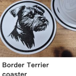 Dog Coasters Set off 4 plus Holder 72