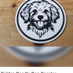 Dog Coasters Set off 4 plus Holder 77