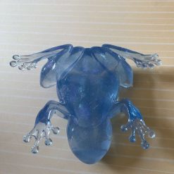 💎 Handmade Shimmery Blue Resin Frog – Unique Art Decor 6 💎 Handmade Shimmery Blue Resin Frog – Unique Art Decor 6