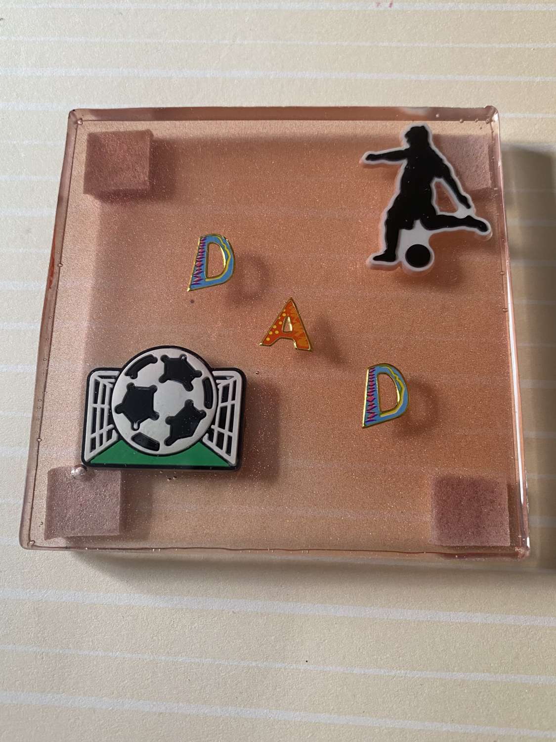 ✨ Football Dad Handmade Resin Coaster – Perfect Father’s Day Gift! ✨ ✨ Football Dad Handmade Resin Coaster – Perfect Father’s Day Gift! ✨