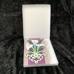 With Sympathy Dimensional Card