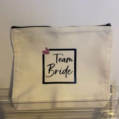Team Bride Make Up Bag / toiletry bag