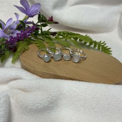Cornish Sea Glass Sterling Silver Rings