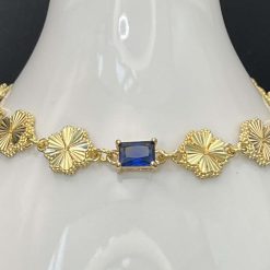 Sapphire Clover Bracelet