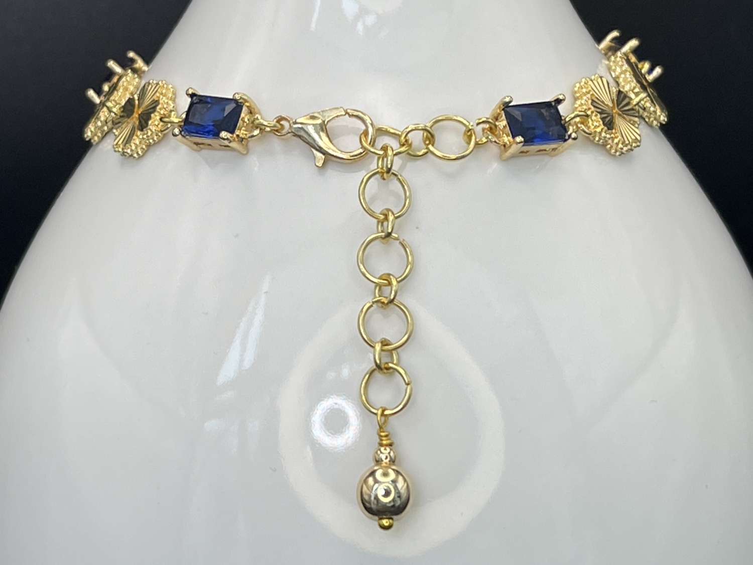 Sapphire Clover Bracelet Sapphire Clover Bracelet