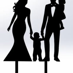 Family Wedding Cake Toppers