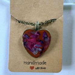 Abalone pendant and chain