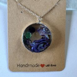 Abalone pendant and chain