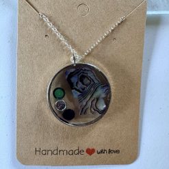 Abalone pendant and chain