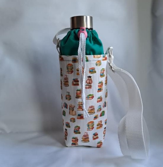 OWLS & BOOKS water bottle carrier/holder + FREE BOTTLE OWLS & BOOKS water bottle carrier/holder + FREE BOTTLE