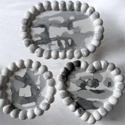 Set of 3 Handmade Bubble Edge Trays! 🤍🖤