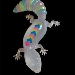 ✨ Handmade Resin Rainbow Gecko Figurine ✨