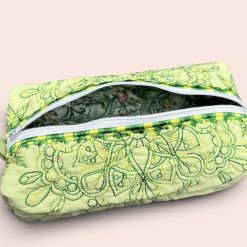 Mandala embroidered boxy purse